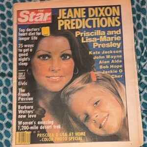 Vintage Magazine Cover Art - Jeane Dixon Predictions